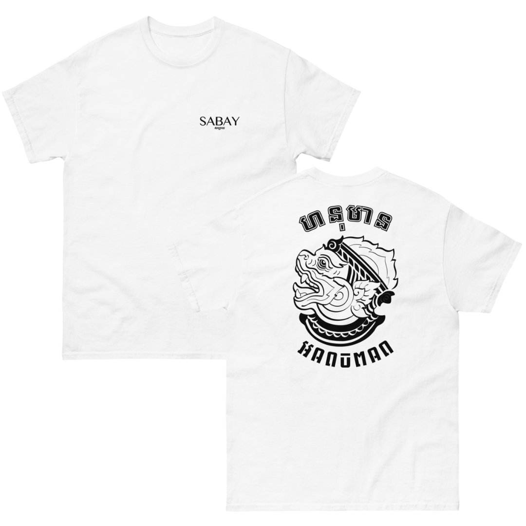 T-shirt Hanuman White par Sabay Creation