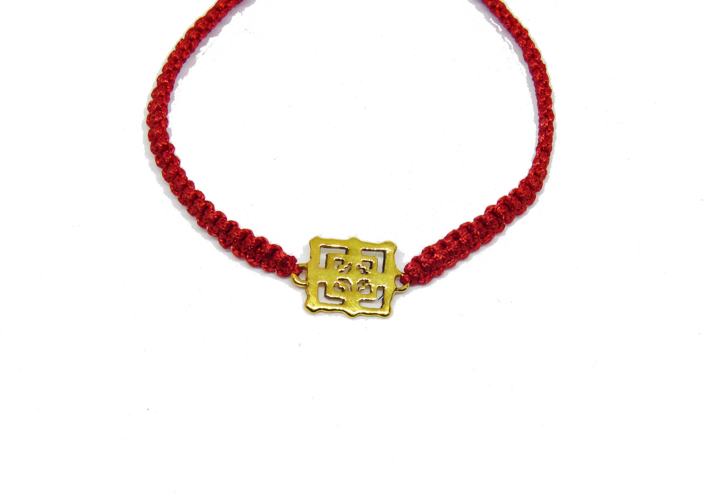 Bracelet Rouge Temple de Bayon (Collection Temple et Nature)