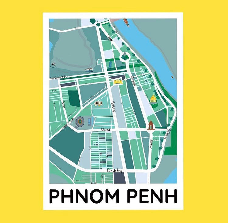 Art Print du Cambodge Moderne et Design
