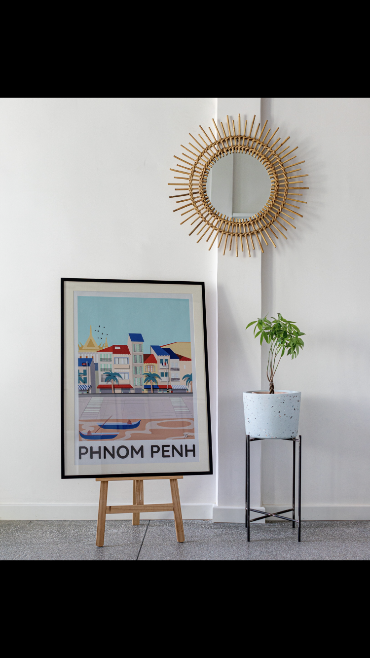 Art Print du Cambodge Moderne et Design