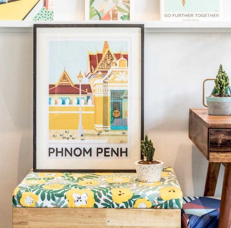 Art Print du Cambodge Moderne et Design