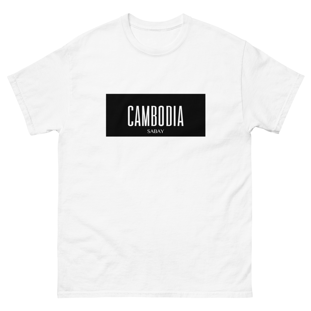 T-shirt Cambodia White par Sabay Creation