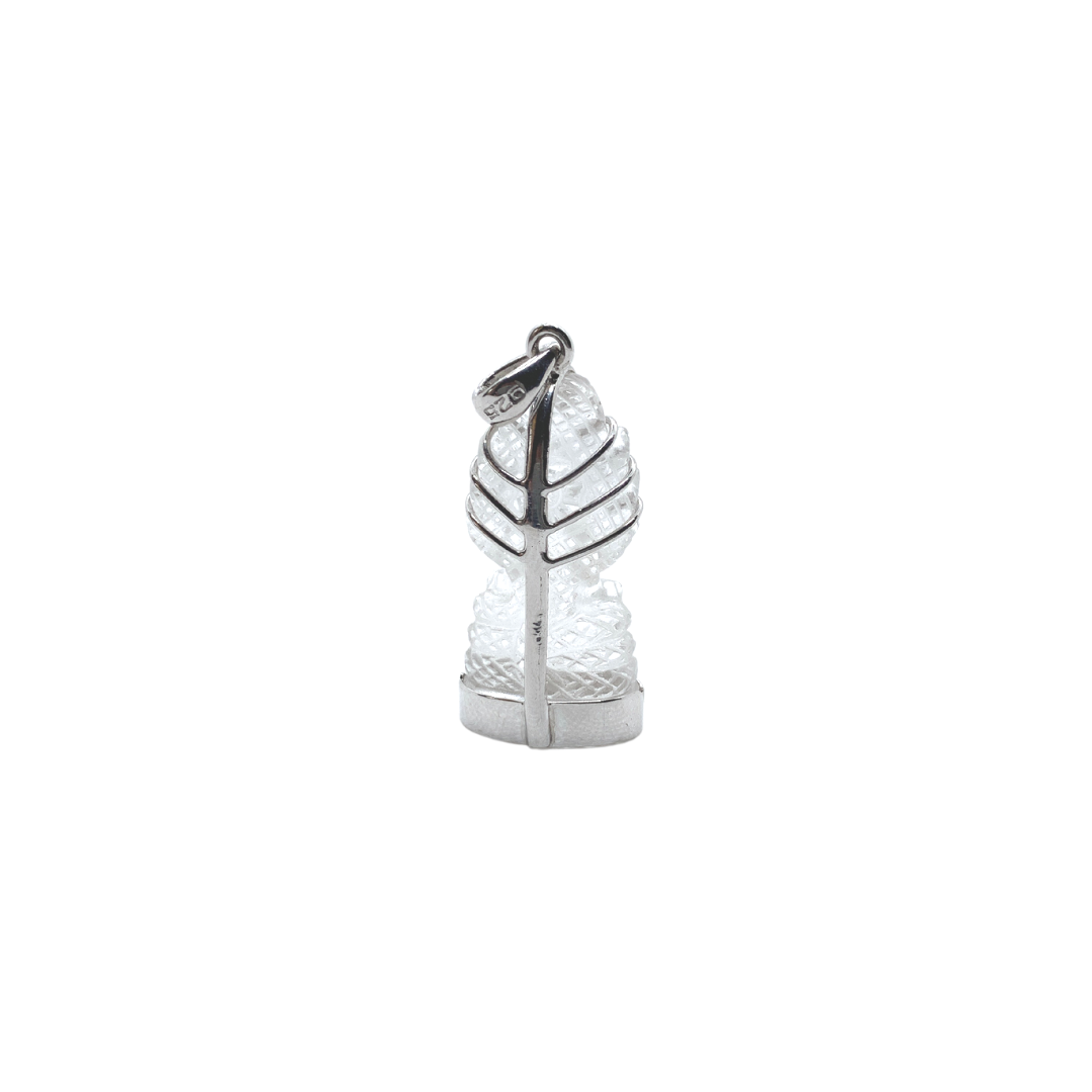 Pendentif Naga Dhyana Mudrā en cristal