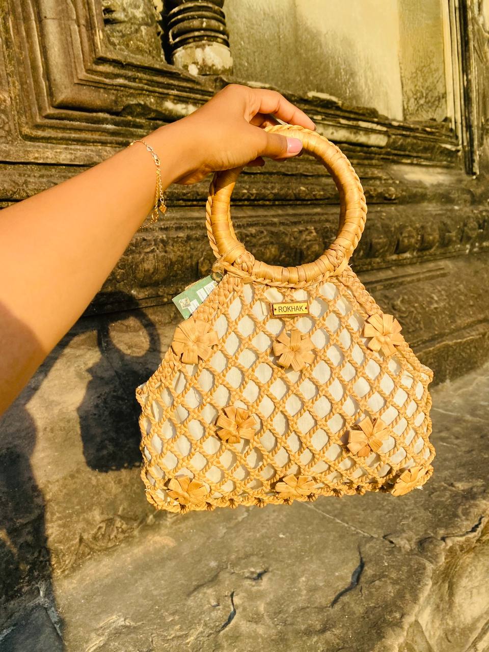 Sac Samnah avec fleur par Rokhak