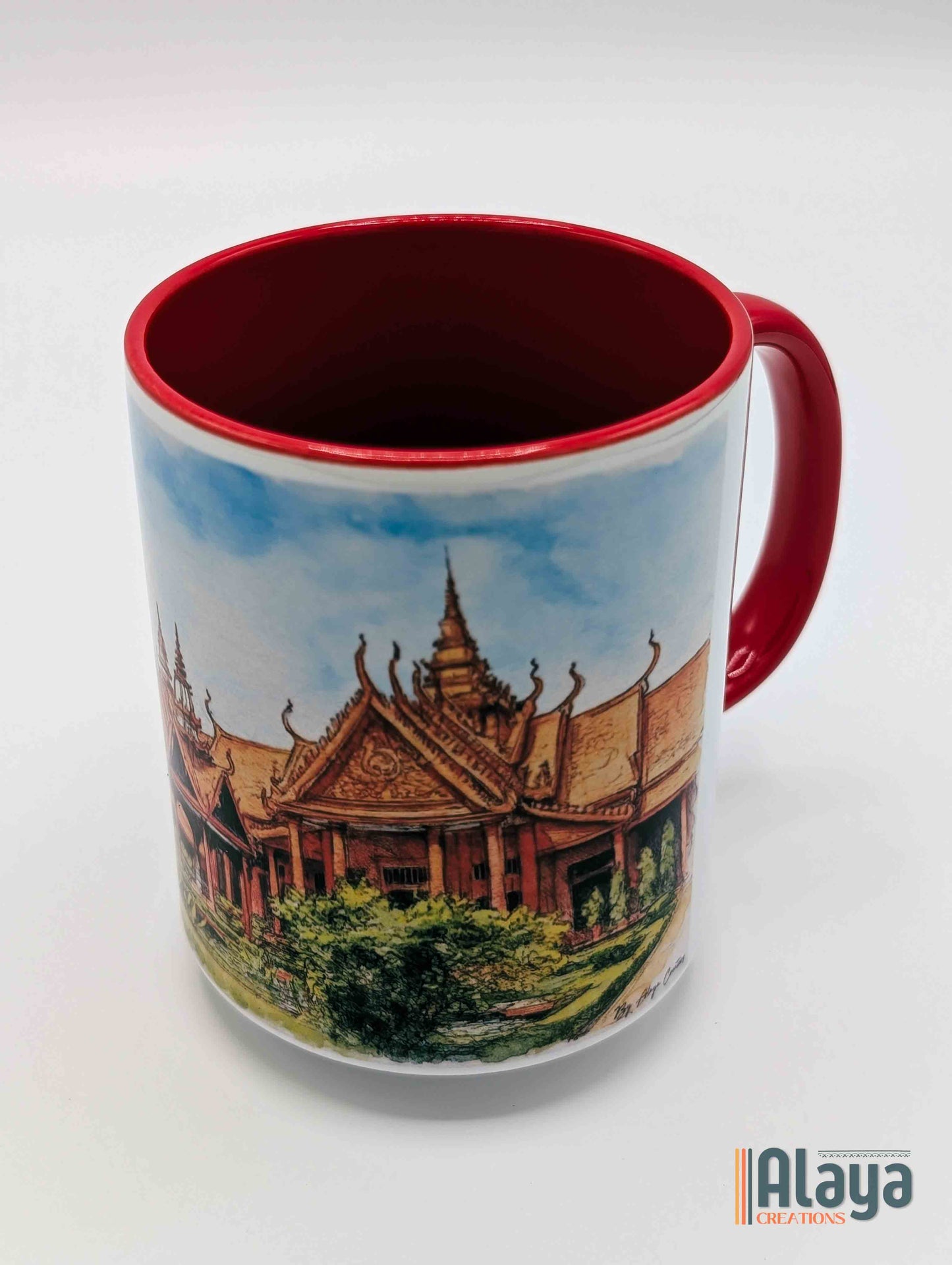 Tasse Cour Musée Nationale du Cambodge