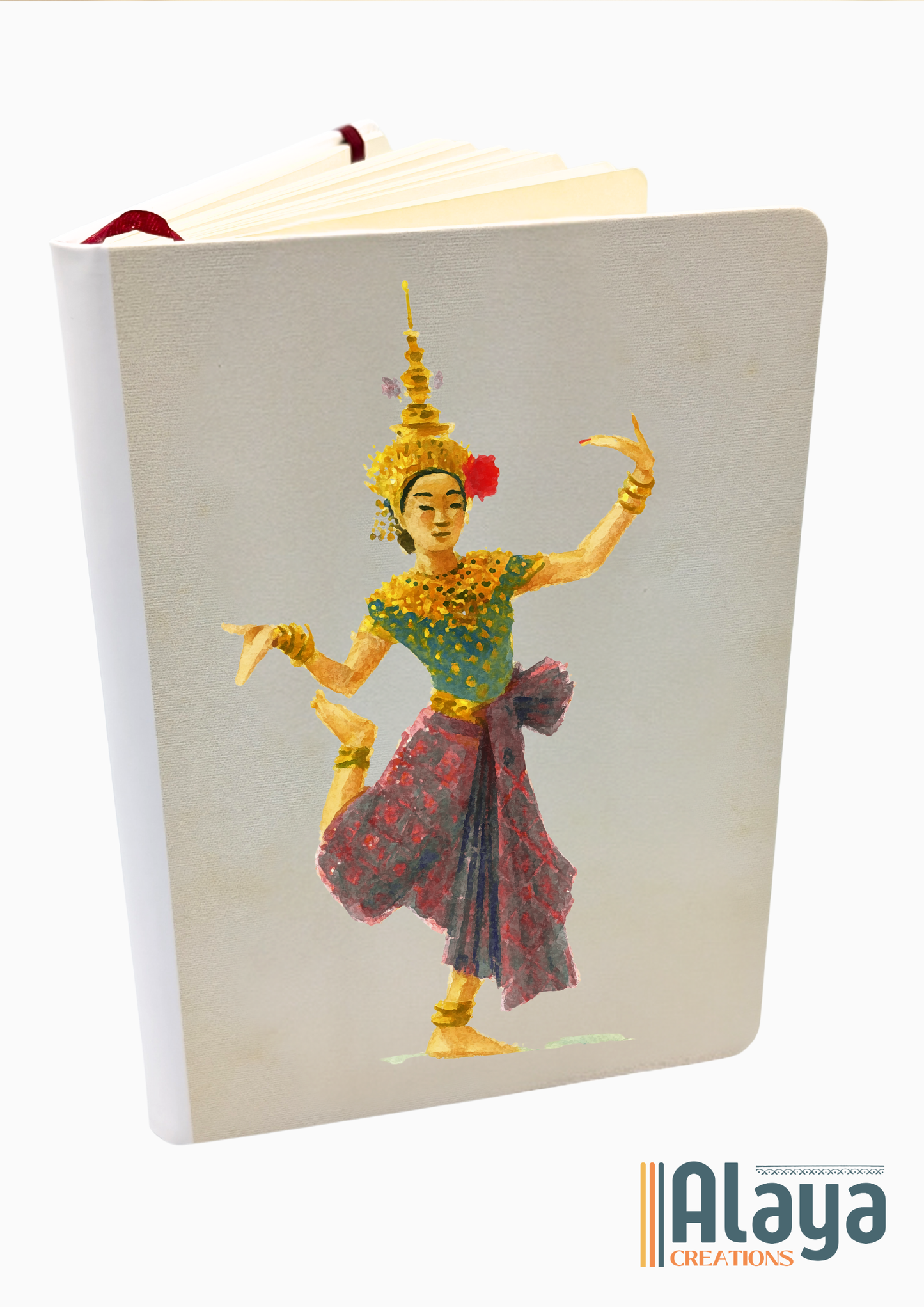 Carnet de notes A5 Apsara Pourpre Royale