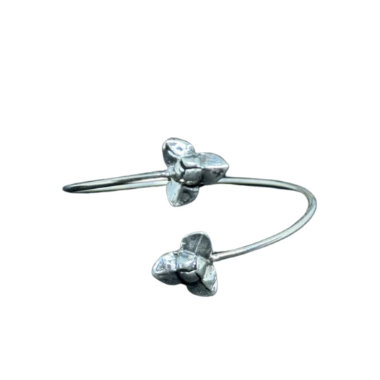 Bracelet Fin Khmer en argent Fleur de Romdoul