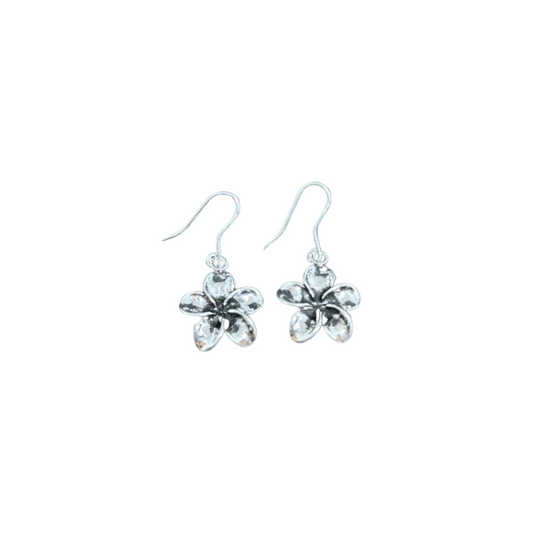 Boucles d'oreilles en argent Fleur de Champa