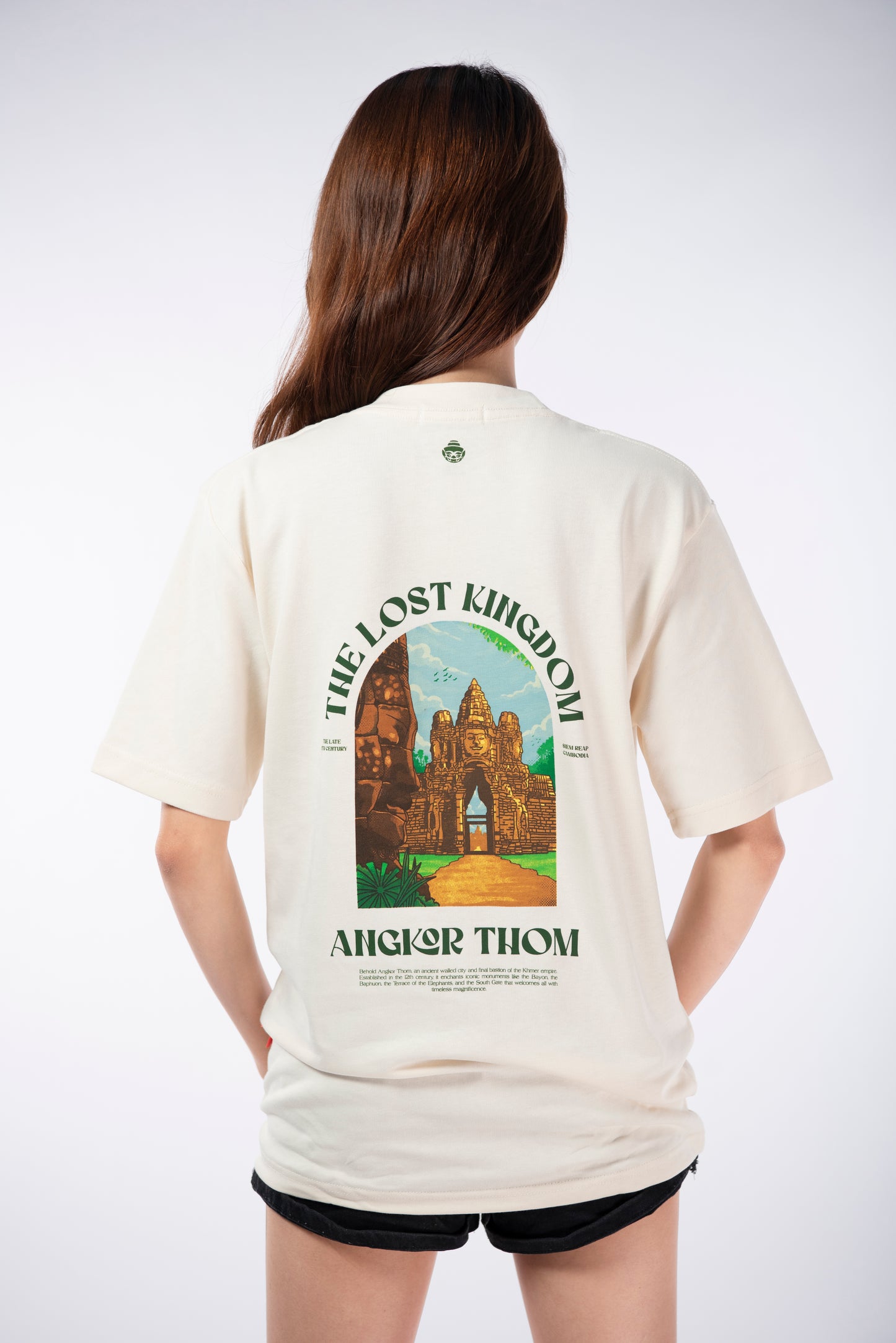 T-shirt Angkor Thom Gate par AHSORA
