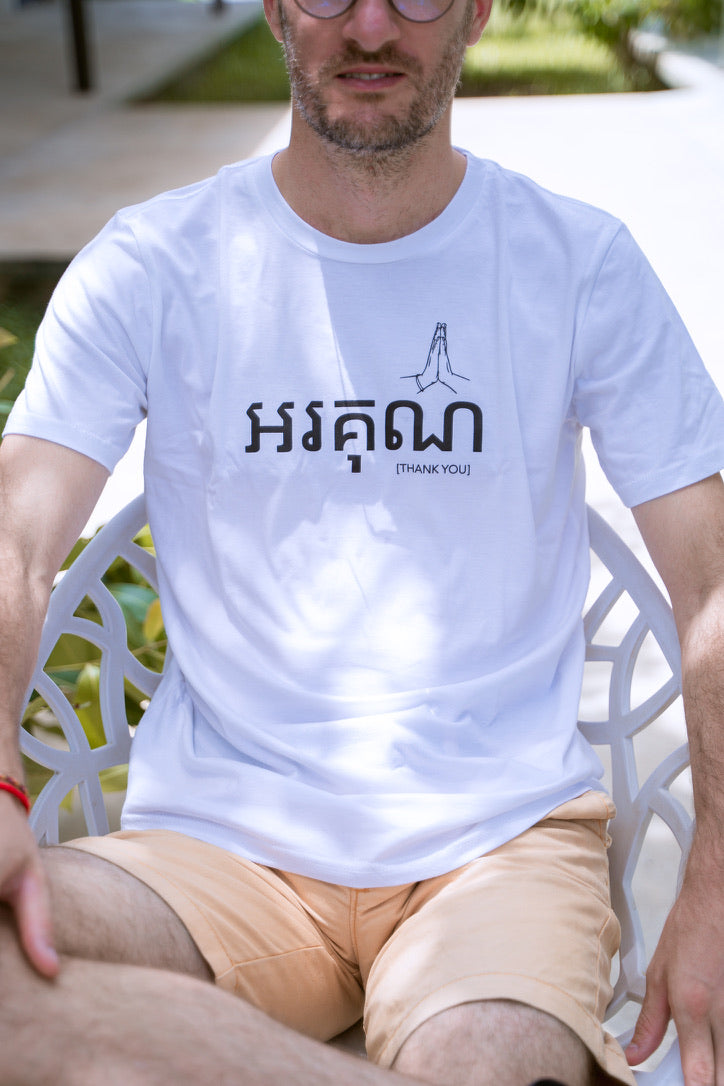 T-shirt Thank you White (homme)