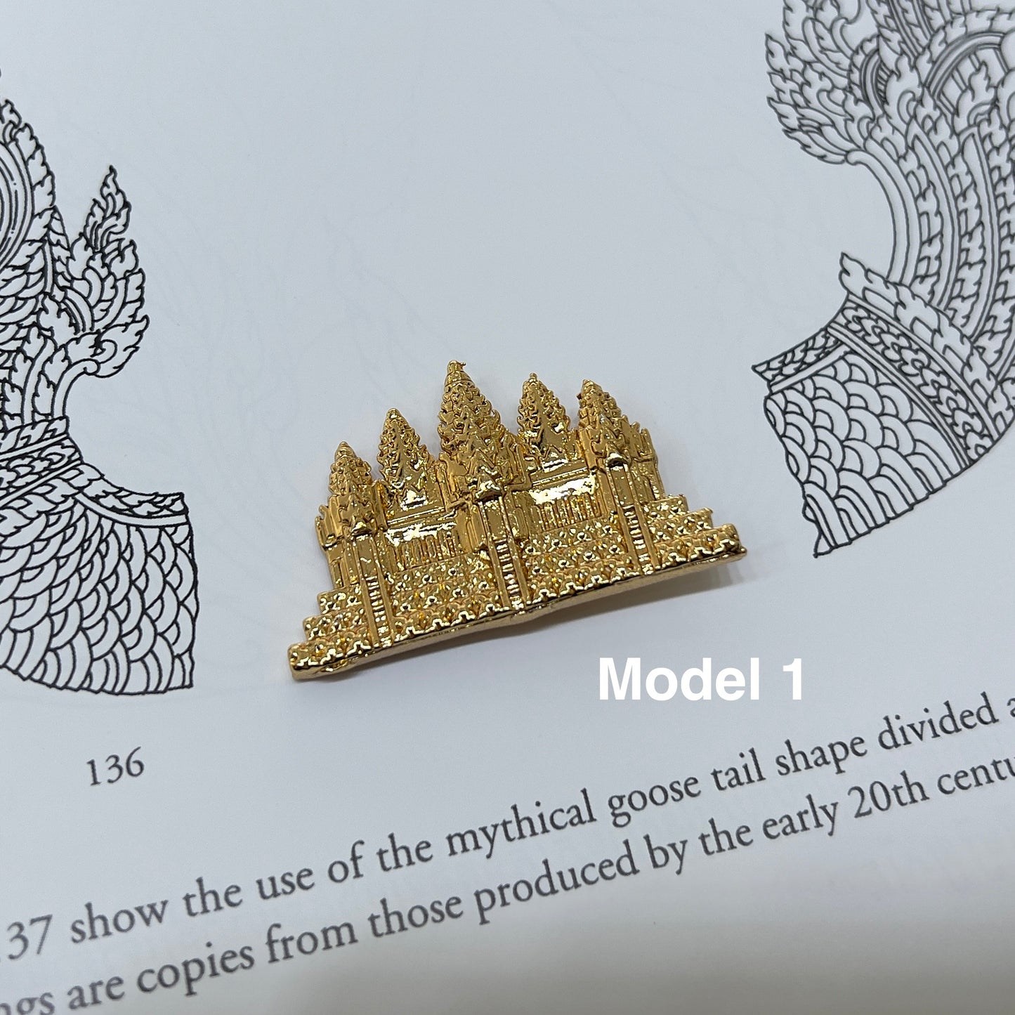 Broche Angkor Wat by CopperCraftKH