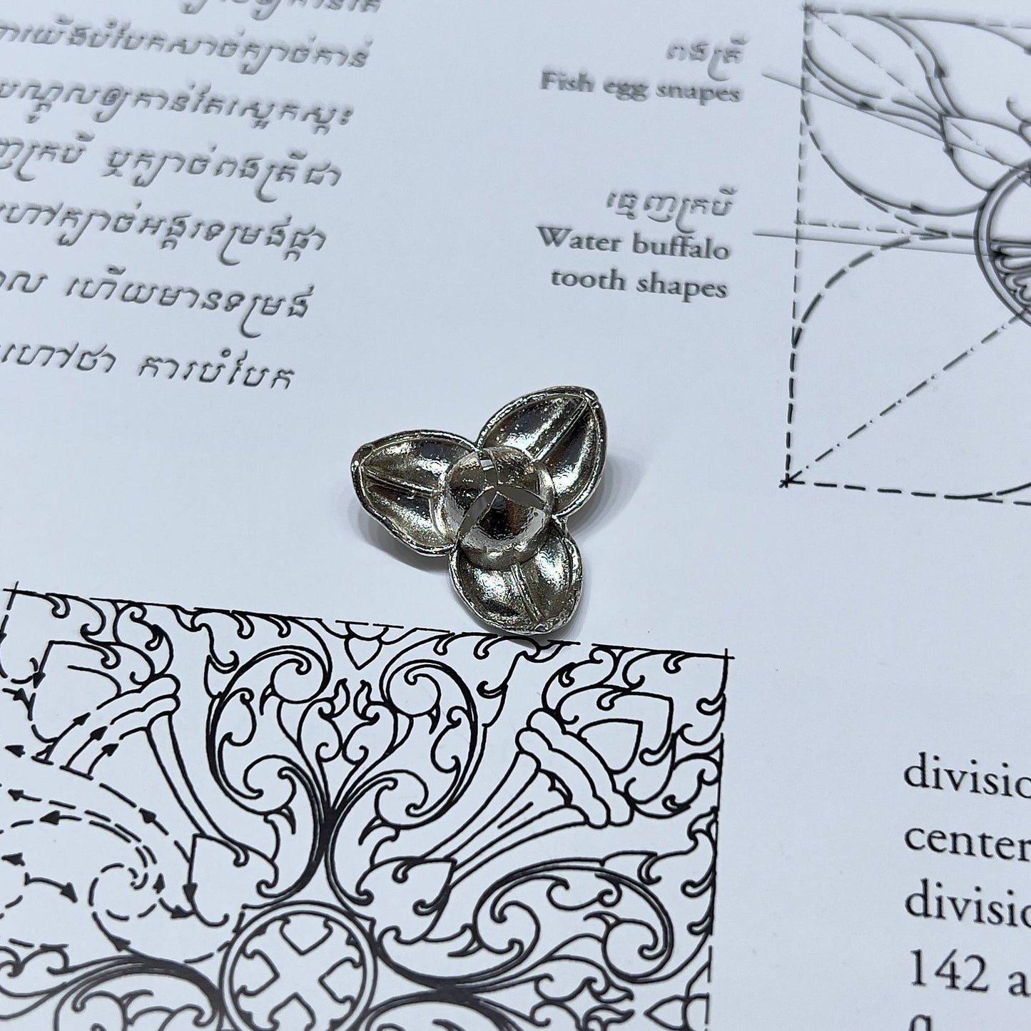 Broche Mini Silver Romdoul by CopperCraftKH
