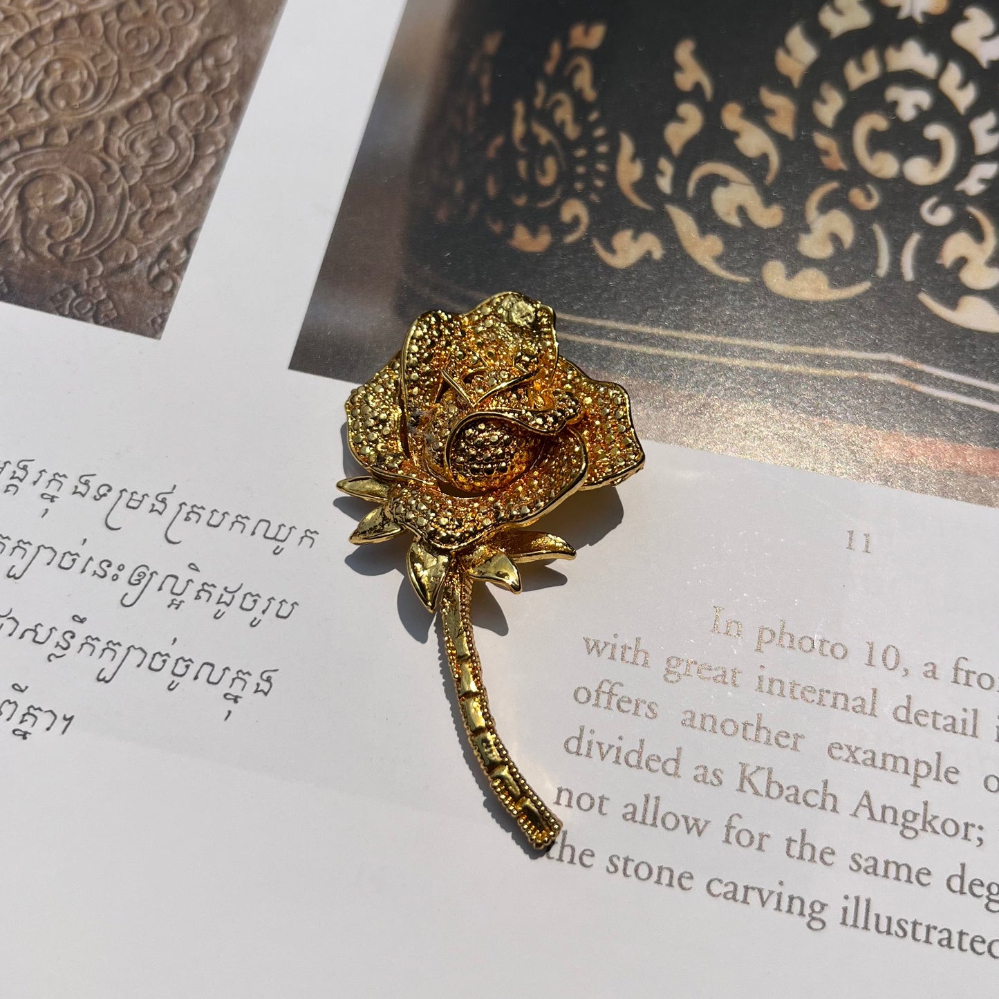 Broche Rose by CopperCraftKH
