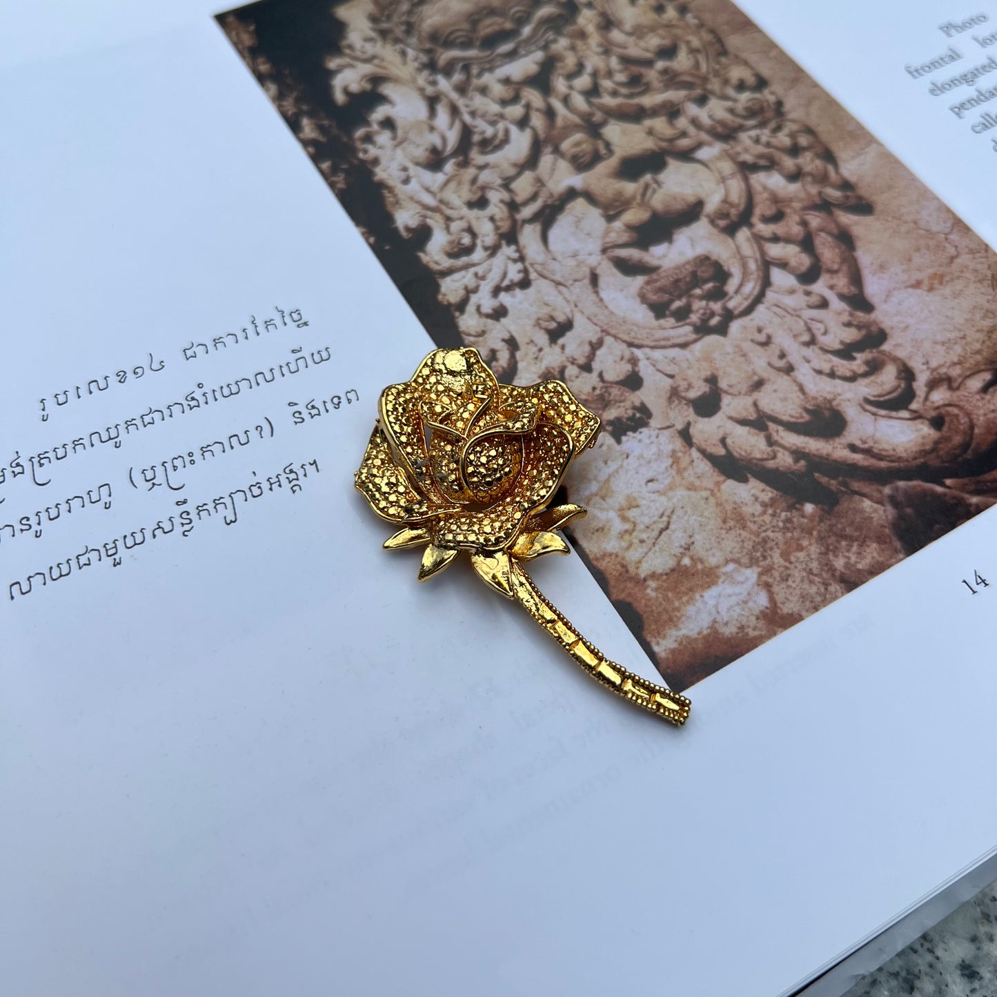 Broche Rose by CopperCraftKH