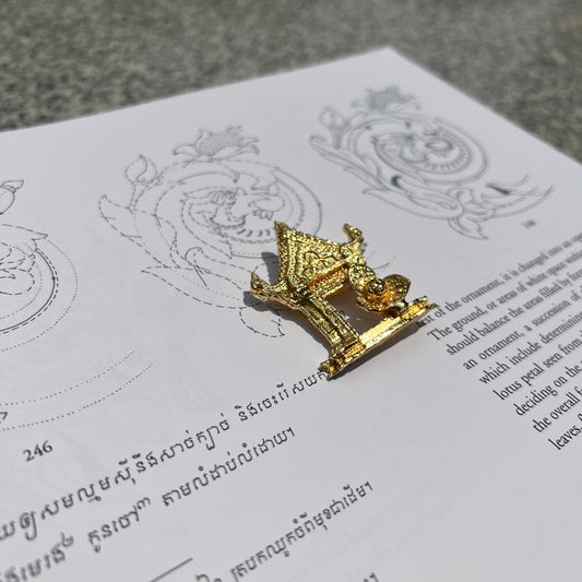 Broche Preah Vihear by CopperCraftKH
