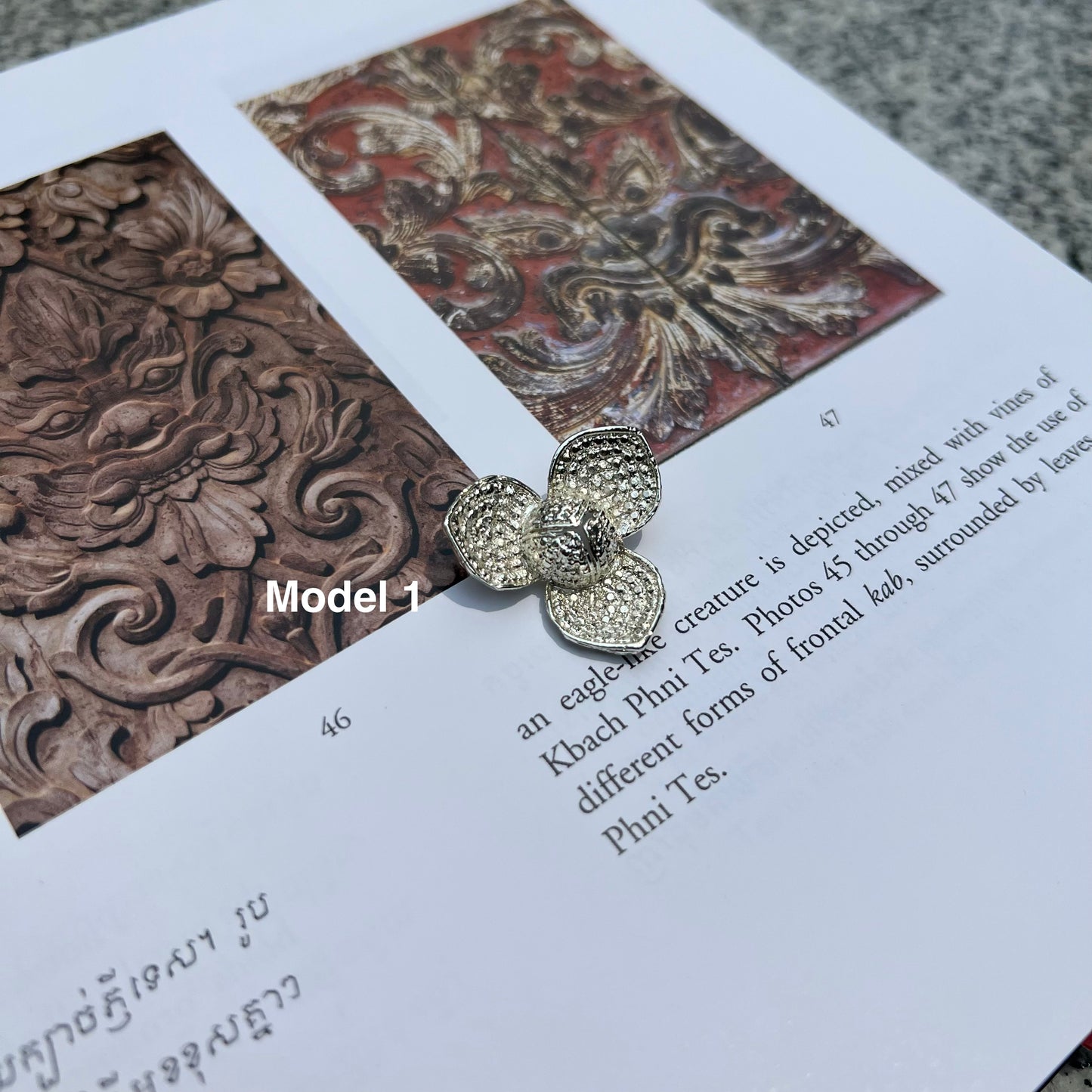 Broche Small Silver Romdoul by CopperCraftKH
