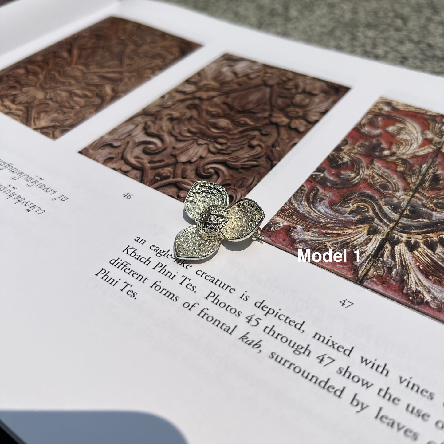 Broche Small Silver Romdoul by CopperCraftKH