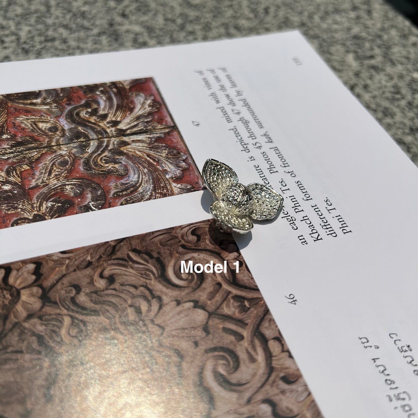 Broche Small Silver Romdoul by CopperCraftKH