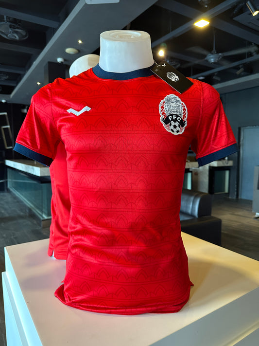 Maillot officiel du Cambodge - Saison 2022-23 - Rouge (exterieur) Modèle FAN