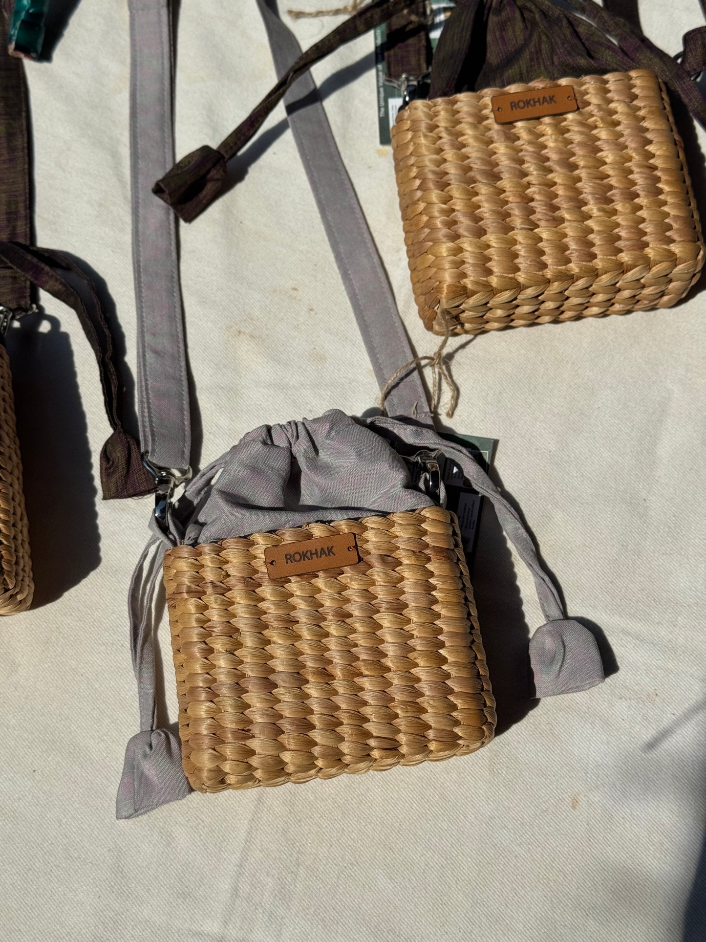 Mini sac bandoulière carré par Rokhak