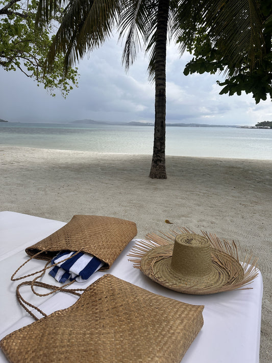 Sac en palmier tressé – Cambodge (2 tailles différentes)