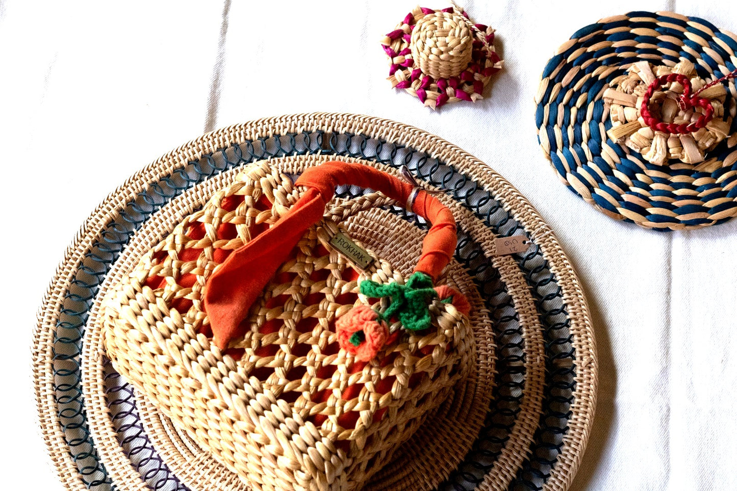 Sac à main avec intérieur tissu par Rokhak