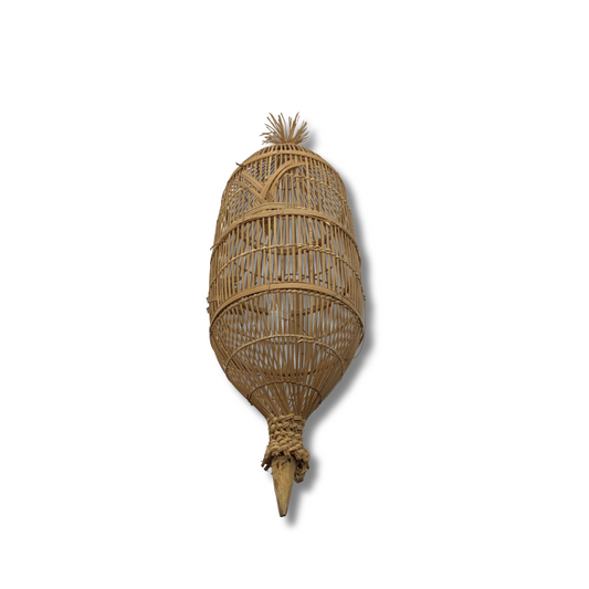 Cage à poisson en rotin du Cambodge