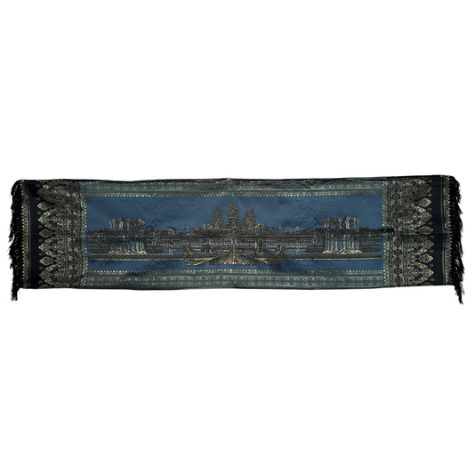 Nappe ornemental cambodgienne Angkor Wat 180 x 50 cm