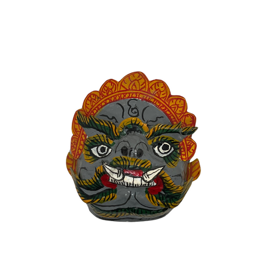 Petit masque Yeak Cambodgien en papier mâché