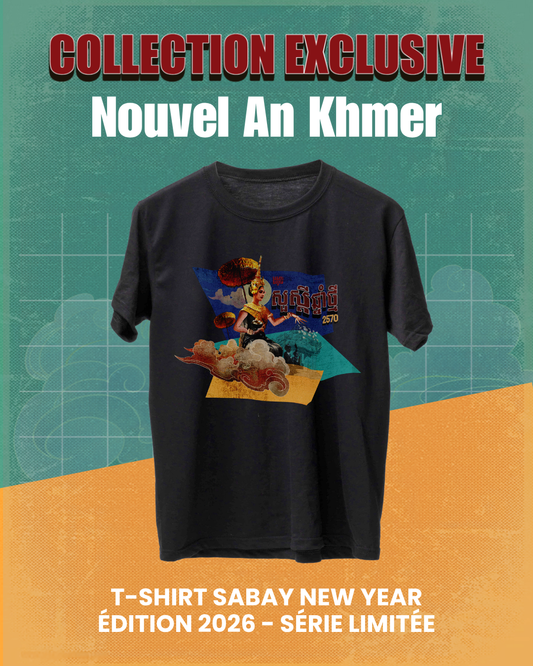 Tshirt Unisexe Sabay Khmer New Year 2026 - Sabay Creation