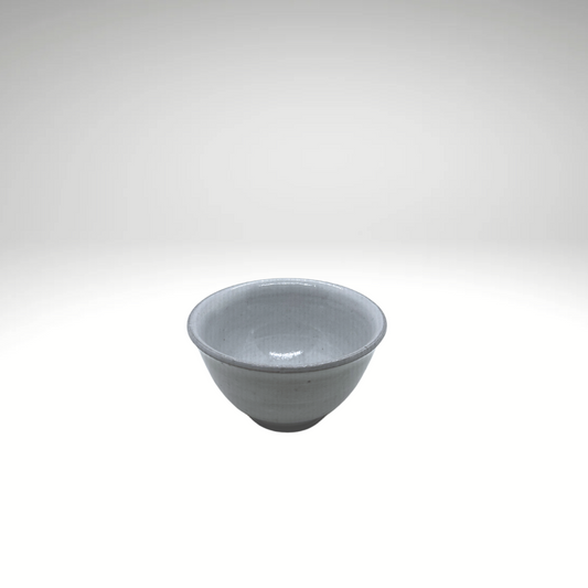 Tasse "Channy", en céramique du Cambodge fait à la main - blanc