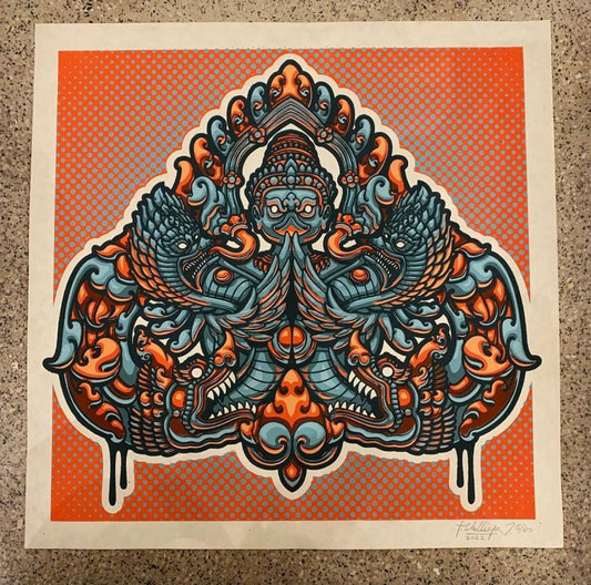 Illustration Garuda/Naga