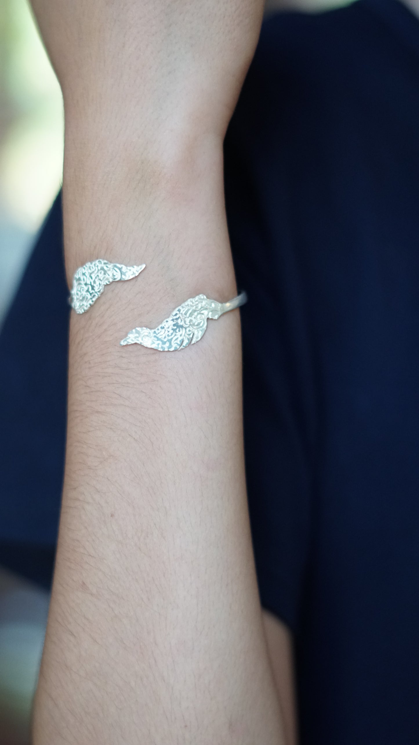 Bracelet Argent Vine Plant