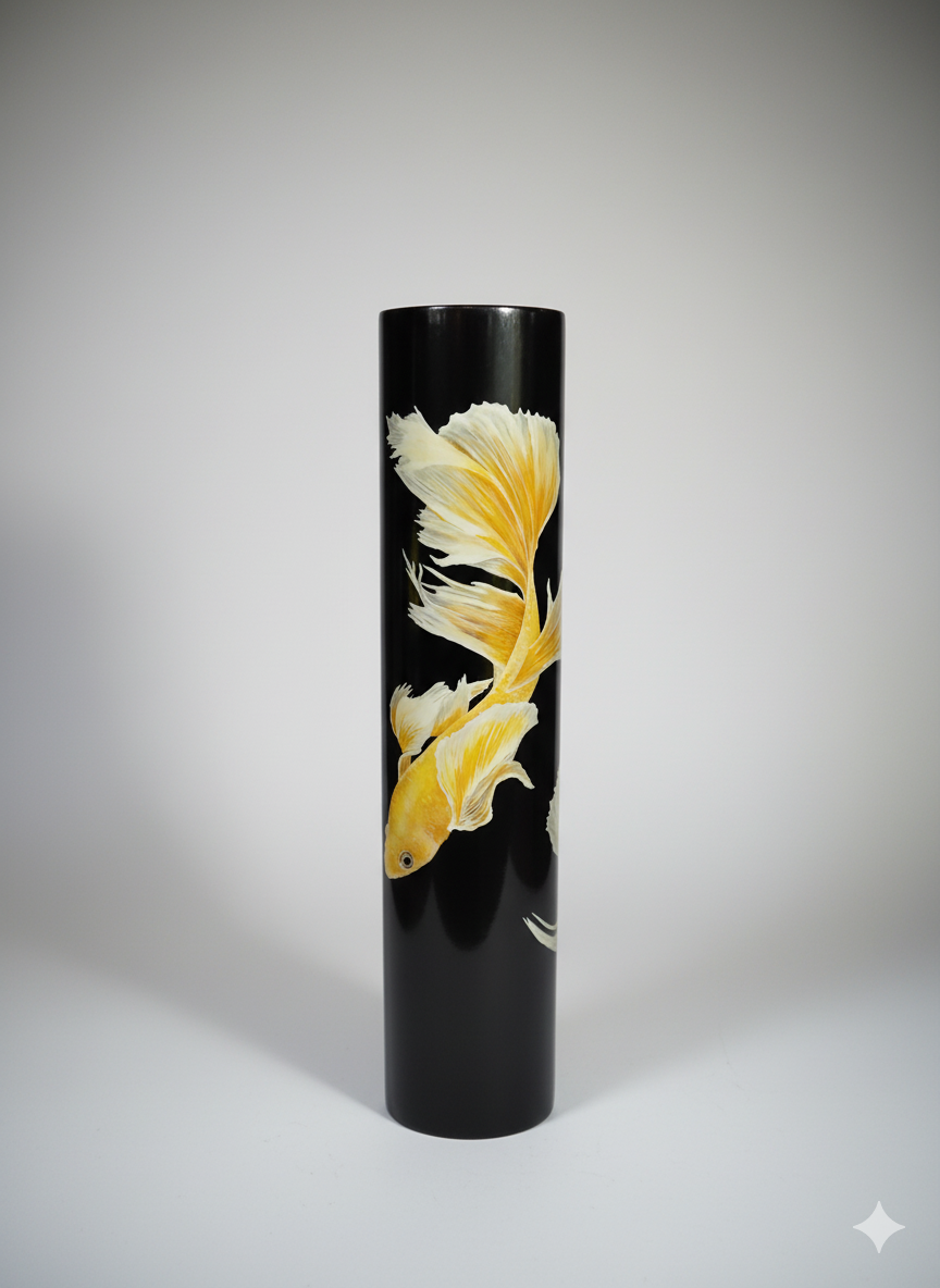 Vases Laqués Khmer par Satcha