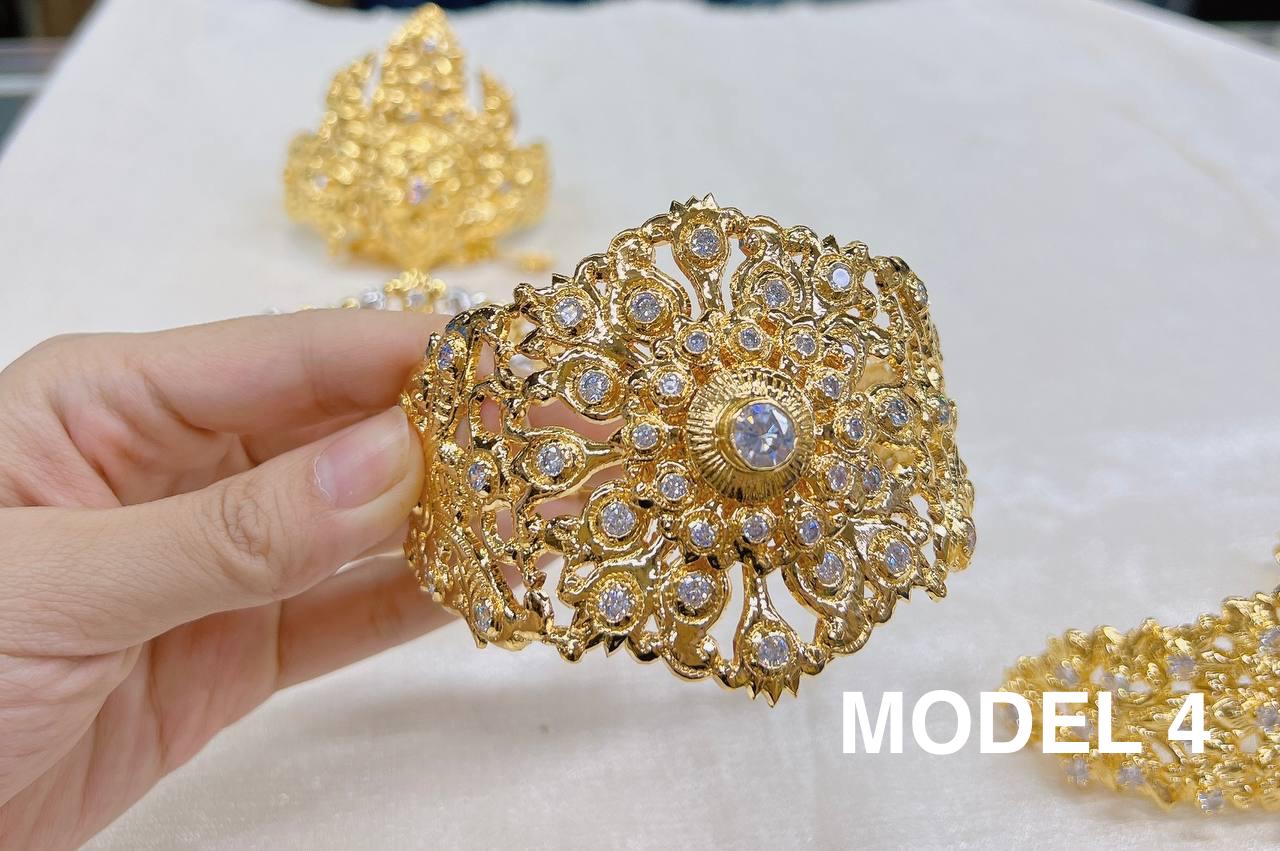 Paire de manchettes Bras Khmère pour tenue traditionnelle