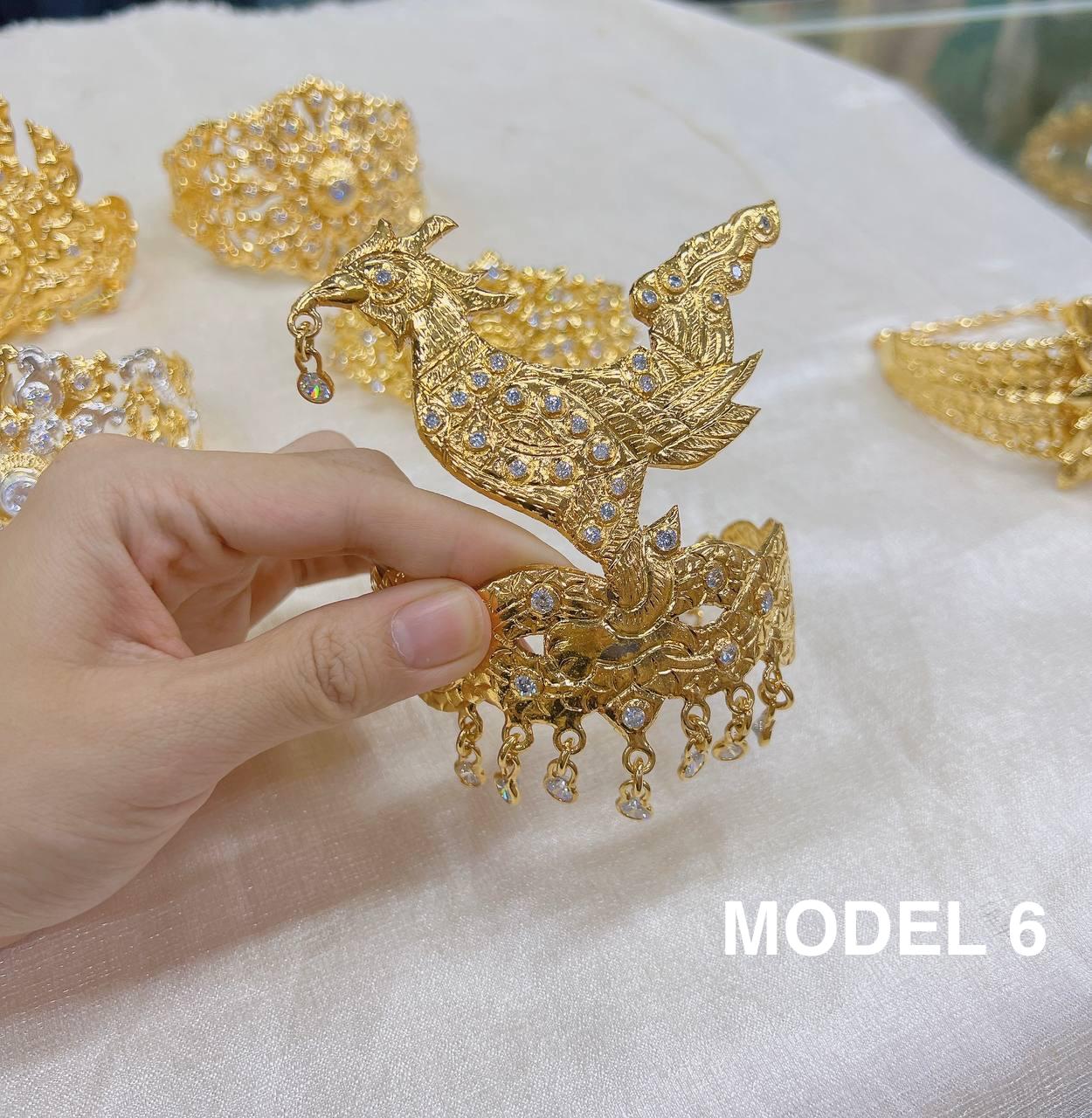 Paire de manchettes Bras Khmère pour tenue traditionnelle