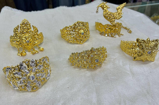 Paire de manchettes Bras Khmère pour tenue traditionnelle