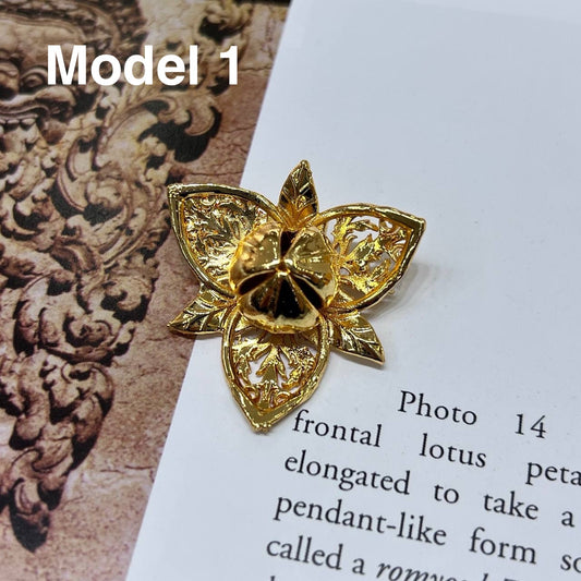 Broche Small Golden Pka Romdoul by CopperCraftKH