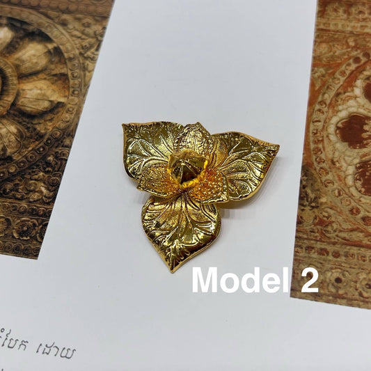 Broche Small Golden Pka Romdoul by CopperCraftKH
