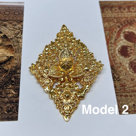 Broche Big Golden Pka Romdoul by CopperCraftKH