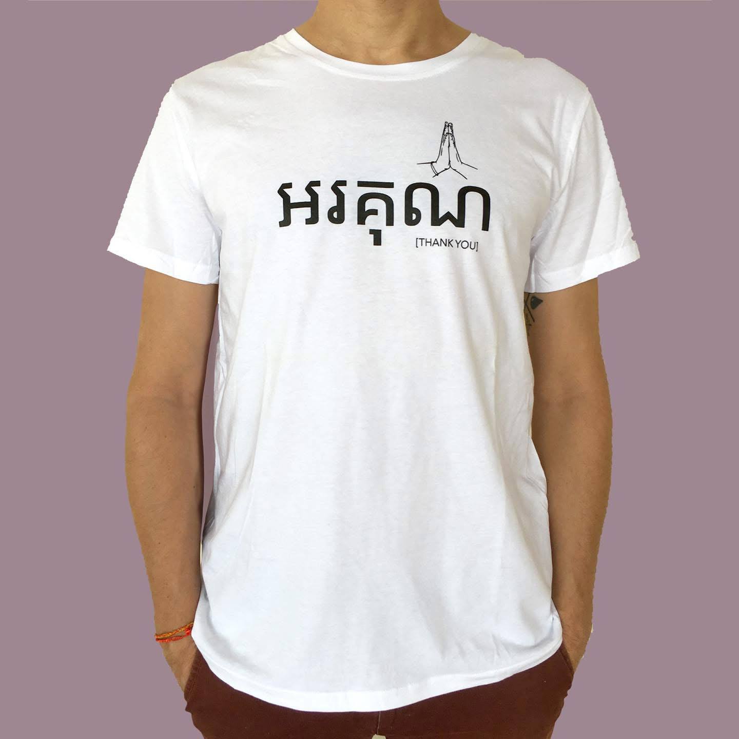 T-shirt Thank you White (homme)