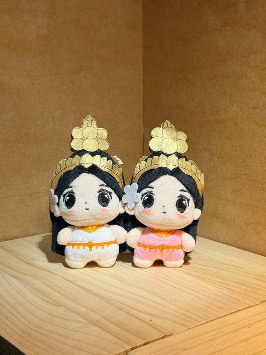 Mini poupée en peluche Apsara Kesor (avec porte-clés)