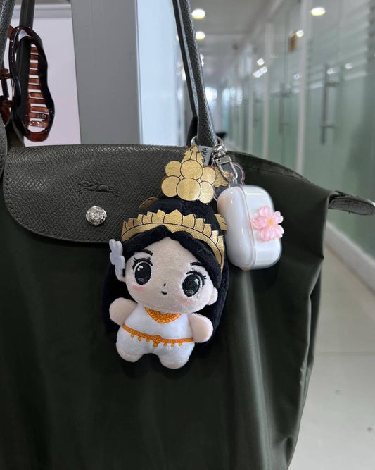 Mini poupée en peluche Apsara Kesor (avec porte-clés)