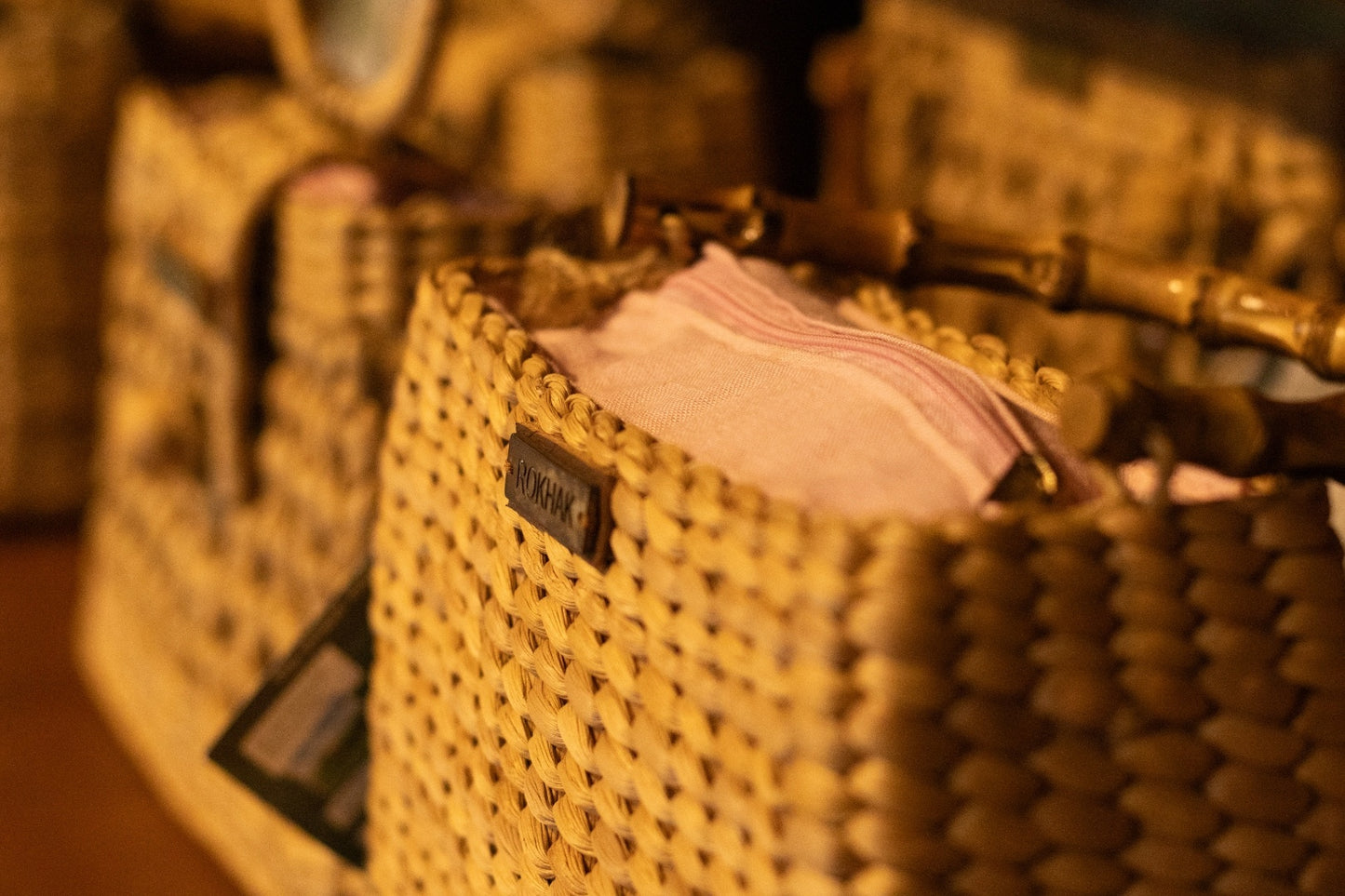 Sac à main (mini cabas) Fleur de Romdoul by Rokhak