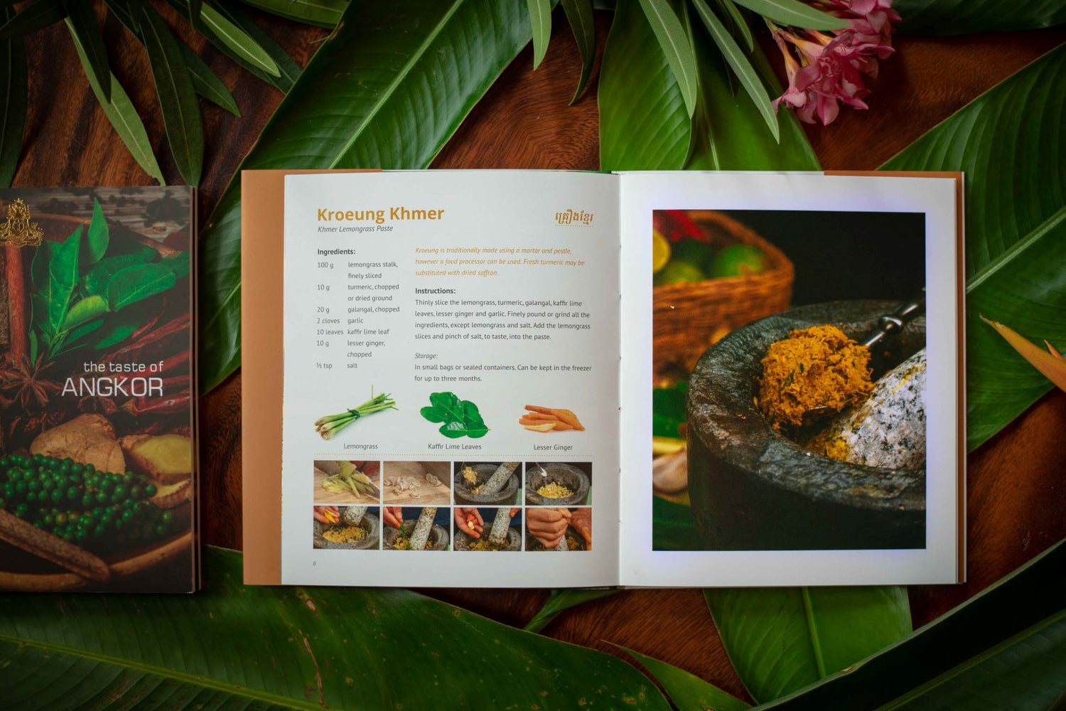 livre de cuisine recette the taste of angkor