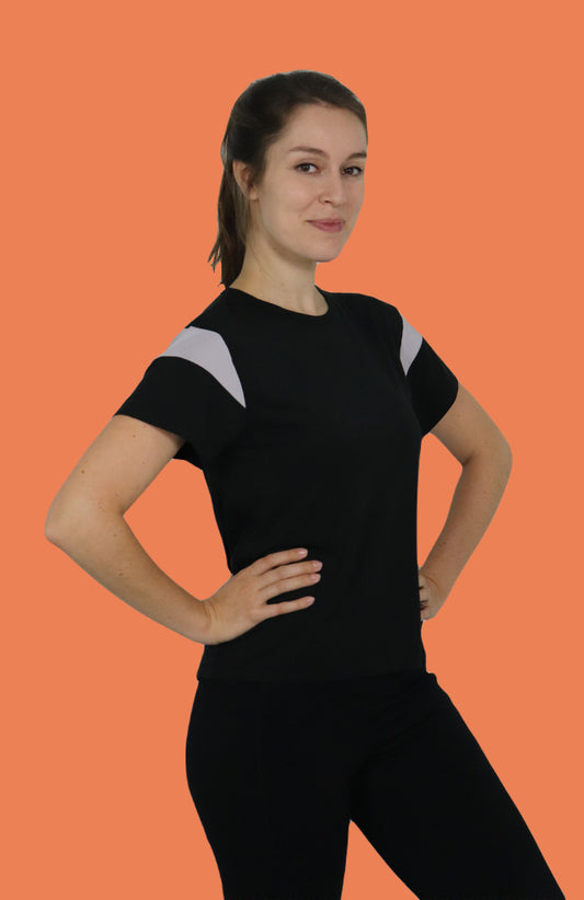 T-shirt à dos ouvert