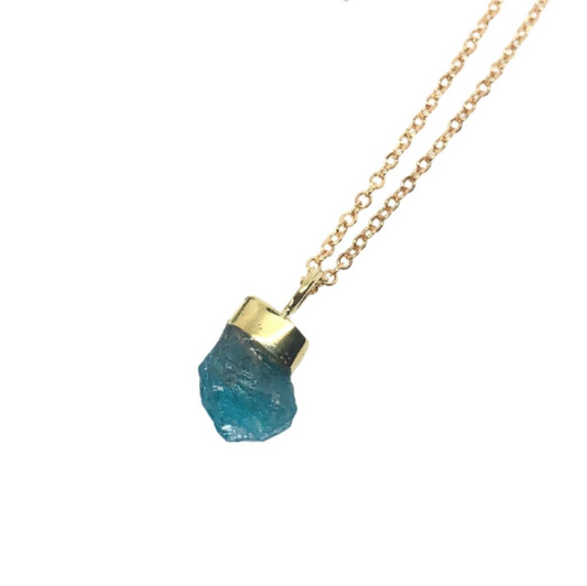 Collier Apatite Bleu par Ammo