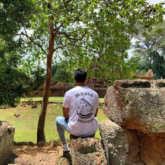 T-shirt Hanuman White par Sabay Creation