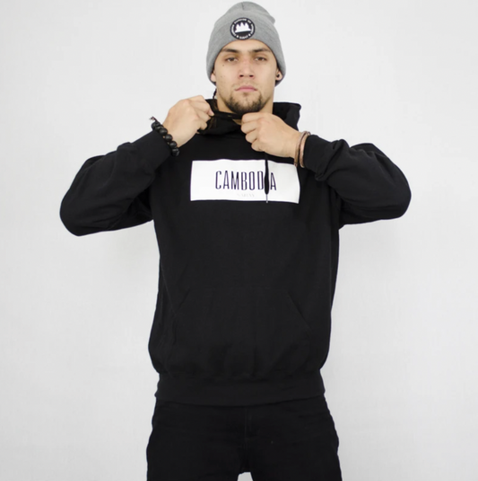 Hoodie Cambodia Black par Sabay Creation