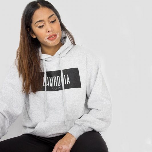 Hoodie Cambodia Grey par Sabay Creation